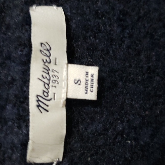 MADEWELL Boucle Cardigan Sweater, Size S - Picture 6 of 16